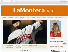 Tablet Screenshot of lamontera.net